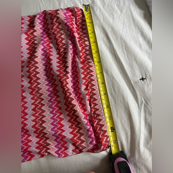 NWT Ramy Brook Sparkle Chevron Nava Coverup‎ Dress Strapless - Picture 4 of 4